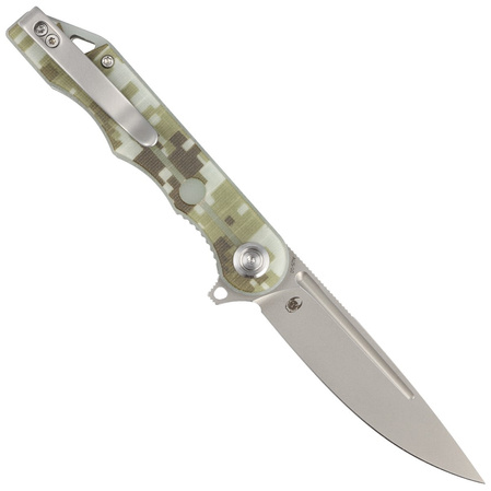 Nóż składany Kubey Knife Mizo Camo G10, Bead Blast AUS-10 by Tiguass (KU312E)