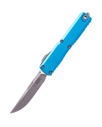 Nóż automatyczny OTF Microtech Ultratech Gen IV S/E Blue Aluminium, Apocalyptic M390MK by Tony Marfione (11214-10APBL)