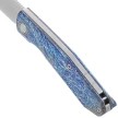 Nóż składany Remette Squirrel Lightning Titanium, Manual Fine Grinding Satin M390 (RTDP-V)