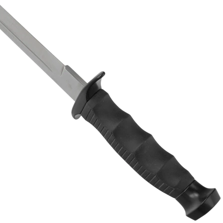 Muela 95-191 Black Rubber Knife, Satin 420H