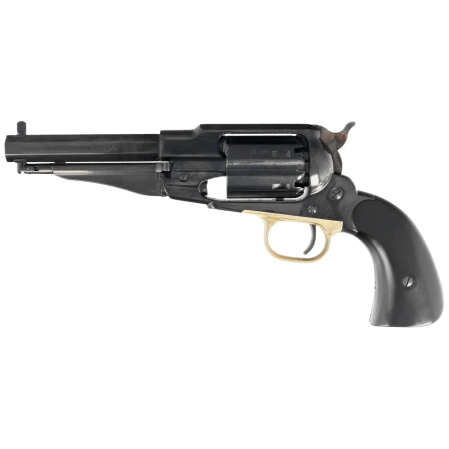Pietta 1858 Remington New Model Army Steel Sheriff Black Grip .44 Revolver (RGASH44/BD/VB)