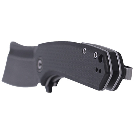 Nóż składany CIVIVI Mini Bullmastiff Twill Carbon Fiber / Black G10, Black Damascus (C2004DS-1)