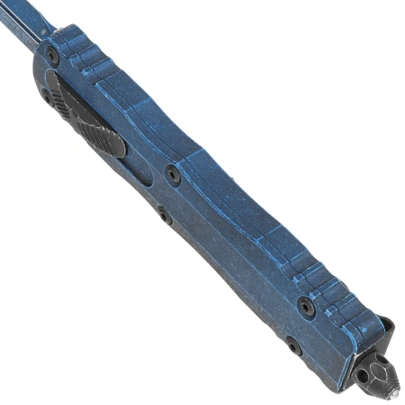 Nóż automatyczny OTF Microtech Dirac Delta D/E Weathered Blue Aluminium, Weathered Blue M390 by Tony Marfione (227-1WBL)