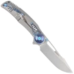 Reate GTR Knife Bead Blasted Titanium/Zircuti Inlay, Zircuti Clip, Hand Satin M390