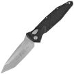 Microtech Socom Elite Auto T/E Automatic Knife Black Aluminum, Stonewashed M390 by Tony Marfione (161A-10)