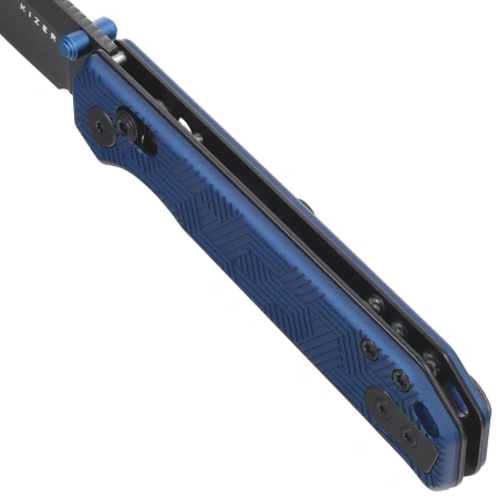 Nóż składany Kizer Begleiter 2.9 CL Blue Aluminium, Matte DLC Ultra CPM S35VN by Azo (Ki3458.2CDA1)