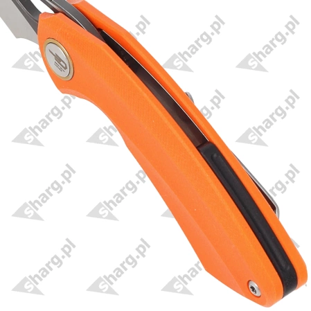 Nóż składany Bestech Bihai Orange G10, Grey DLC Stonewashed/Satin 14C28N by Ostap Hel (BG53B-2)