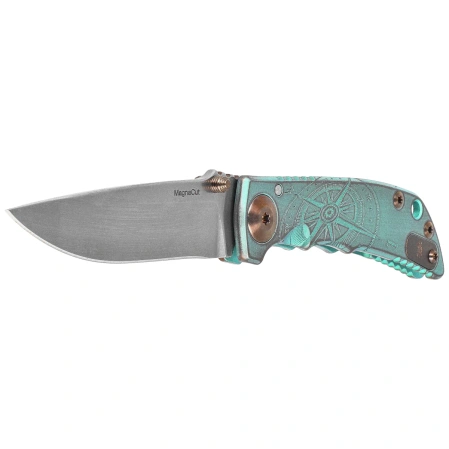 Nóż składany Spartan Blades Harsey Folder 3.25 ''Compass'' Titanium, Stonewashed MagnaCut by William W. Harsey (SF10 Compass SW)