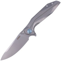 Kubey Nova FL KB235F Knife Gray Titanium, Bead Blasted 14C28N