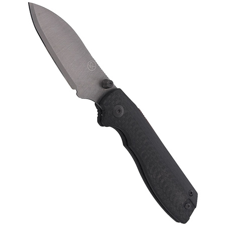 Sandrin Knives Torino Carbon Fiber, Polyhedral Tungsten Carbide 71HRC