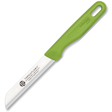 Top Cutlery Peeler Green ABS, Satin 420 (17439-VE)