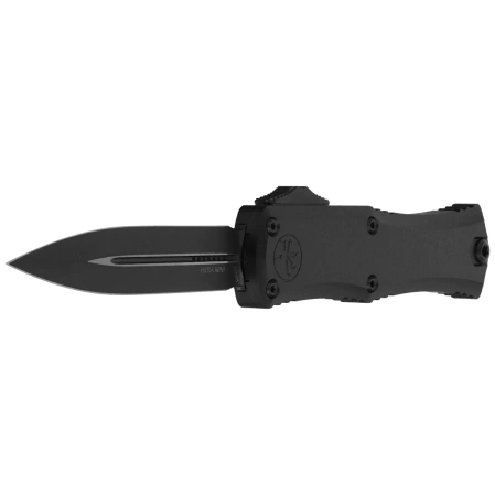 Nóż automatyczny OTF Microtech Hera II Mini D/E Tactical Black Aluminium, Black M390MK by Tony Marfione (1702M-1T)
