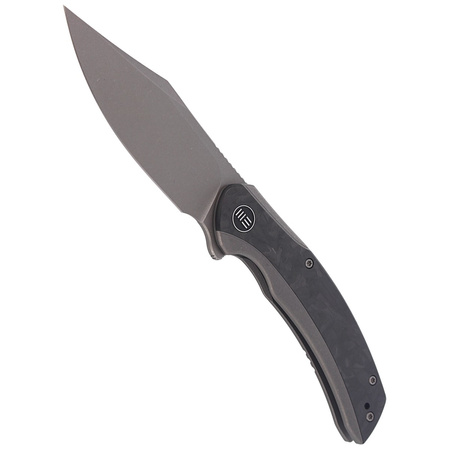 Nóż składany WE Knife Snick Gray Titanium / Marble Carbon Fiber, Gray Stonewashed CPM-20CV (WE19022F-2)