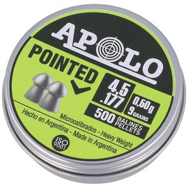 Apolo Pointed Pellets 4.50 mm, 500 pcs. (19101)