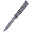 Balisong Knife Martinez Albainox Steel, Satin Finish (02082)