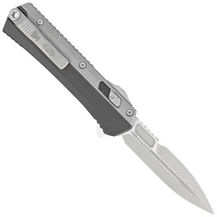 Nóż automatyczny OTF Microtech Glykon D/E Bayonet Black Aluminium / Apocalyptic Titanium, Apocalyptic M390 by Tony and Sean Marfione (184-10AP)