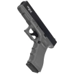 Zestaw wiatrówkowy 67: Pistolet Niksan Defence NKS GL17 Grey Blow Back 4.5 mm, 1400 BBs, 10 kapsuł CO₂, 100 tarcz