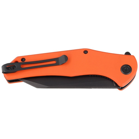 Kubey Flash KU158G Knife Orange G10, Blackwashed AUS-10