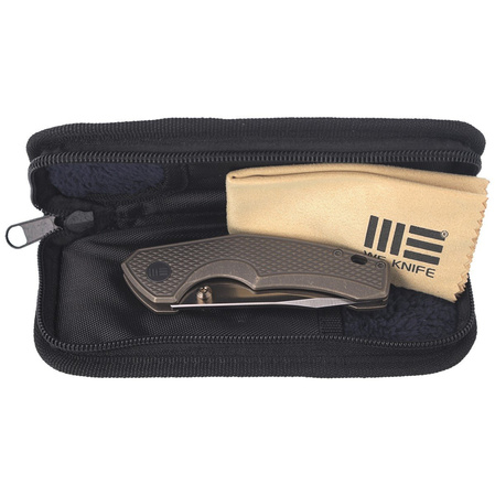 Nóż składany WE Knife Gnar Bronze Titanium, Satin CPM S35V by Matt Degnan (917A)