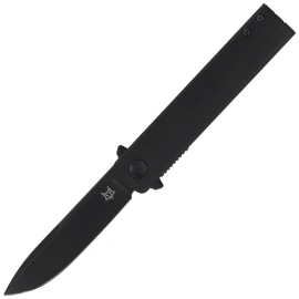 Fox Chnops Tactical Black G10, Black Idroglider Hybrid Cryo by Raven Knives Design (FX-545 G10B)