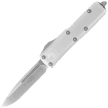 Microtech UTX-85 S/E OTF Knife Natural Clear Aluminium, Stonewashed M390 (231-10 CR)