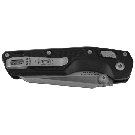 Nóż składany Microtech MSI Mini S/E Frag Black Aluminium, Apocalyptic M390MK by Tony Marfione (210M-10APFR)