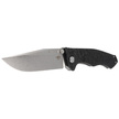 Bestech Keen II Black Titanium/Marbled Carbon Fiber, Stonewashed/Satin CPM S35VN by Koens Craft Knife (BT2301B)