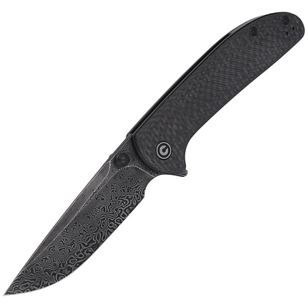 CIVIVI Badlands Vagabond Twill Carbon Fiber, Damascus (C2019DS-1)