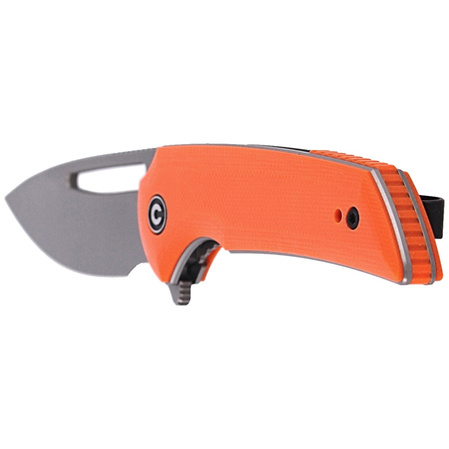 Nóż składany CIVIVI Odium Orange G10, Stonewashed by Ferrum Forge Knife Works (C2010B)