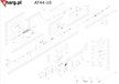 Trigger fixing pin for Hatsan AT44, BT65, (2157)