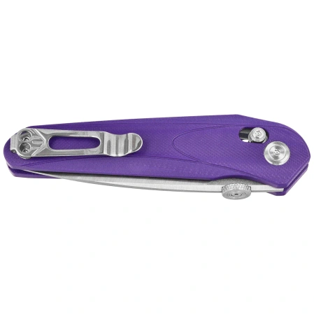 Bestech Mothus Knife Purple G10, Stonewashed / Satin 14C28N by Kombou (BG67C)