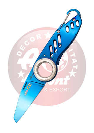 Nóż składany Third Decor Habitat N125 Titanium Blue Polished Steel, Titanium Blue Polished 420 (TH-N125)