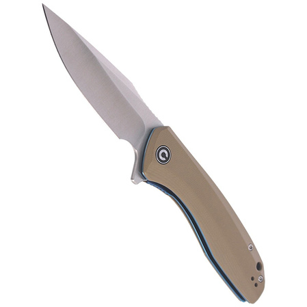 CIVIVI Knife Baklash Tan G10, Satin Finish (C801B)