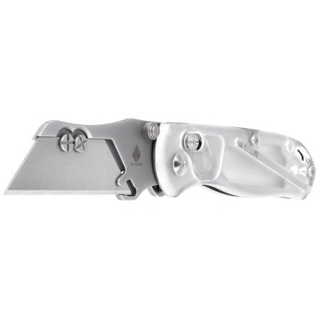 Nóż składany Kizer Uti Bear 1 White Acrylic, Bead Blasted SK5 / 50Cr15MoV by Azo (V3619JA5)