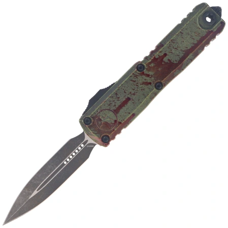 Microtech UTX-85 Gen IV D/E Signature OTF Knife Outbreak Aluminum, Outbreak M390MK by Tony Marfione (12324-1OBDS)