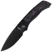 Nóż składany Remette RT-Steed Black Titanium/Black-Pink Carbon Fiber, Black DLC M390 (RTWS-BY)