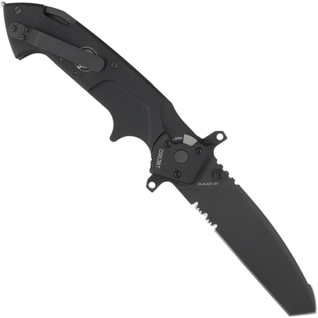 Extrema Ratio Glauca B1 Black Aluminum Knife, Black MIL-C N690 (04.1000.0139/BLK)