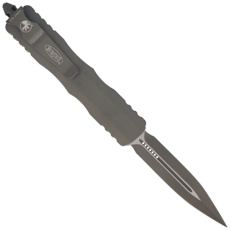 Microtech Dirac D/E OTF Knife Cerakote Moss Green Aluminium, Cerakote Moss Green M390MK by Tony Marfione (225-1CMG)