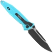 Microtech Socom Elite S/E-M Knife Turquoise Aluminum/3M, Black M390 by Tony Marfione (160-1TQ)