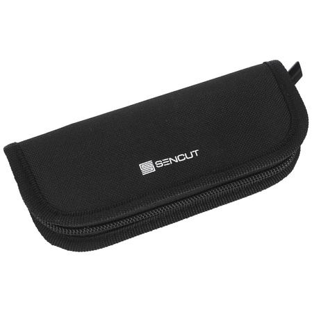 Nóż składany Sencut Watauga Cuibourtia Wood, Black Stonewashed D2 (S21011-4)