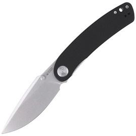 Kubey Knife Momentum, Black G10, Bead Blasted D2 by Sherif Manganas (KU344A)
