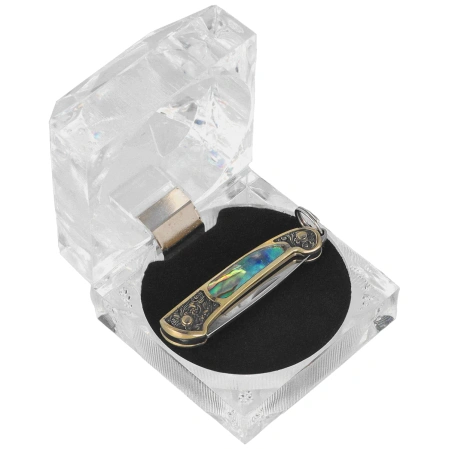Third Decor Habitat Miniature Knife Abalone, Mirror-Polished 420 (N89-7)