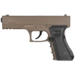 Airgun Set 61: Niksan Defence NKS CP17 Tan 4.5 mm Air Pistol, 1400 BBs, 10 CO₂ Cartridges, 100 Targets