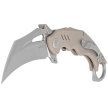 Nóż składany Kubey Wrath Tan G10, Beadblasted 14C28N by MUZI Design (KU261C)