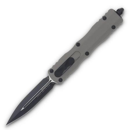 Microtech Dirac Delta D/E OTF Knife Natural Clear Aluminium, Black M390 by Tony Marfione (227-1NC)