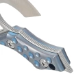 Midgards Messer Nori Nano Blue Titanium, Satin 14C28N neck knife (MM002)