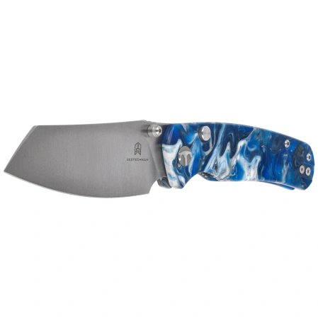 Nóż składany Bestechman Cicada's Wing-TL Blue Resin, Satin 10Cr15CoMoV (BMK24-R-2)
