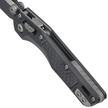 Microtech MSI Mini Ram-Lok S/E Knife Ceracote Sniper Gray Frag Aluminum, Ceracote Sniper Gray M390MK by Tony Marfione (210M-1FRCSG-Z13)