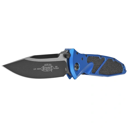 Nóż składany Microtech Socom Elite S/E-M Blue Aluminum, Black M390MK by Tony Marfione (160-1BL)