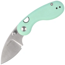 Kizer Microbe Knife Green G10, Satin 14C28N by Maksim Epifantsev (V2742A4)